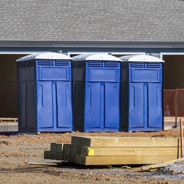 is there a specific order in which to place multiple portable toilets in East Branch NY